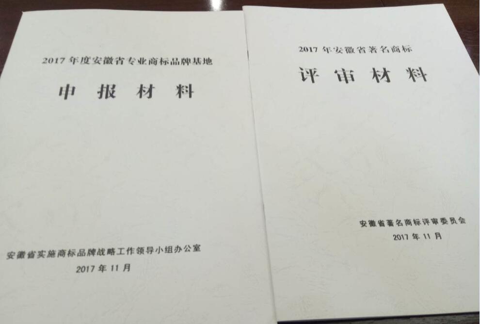 安徽省著名商標(biāo)，專業(yè)商標(biāo)品牌基地專家評(píng)審會(huì)召開